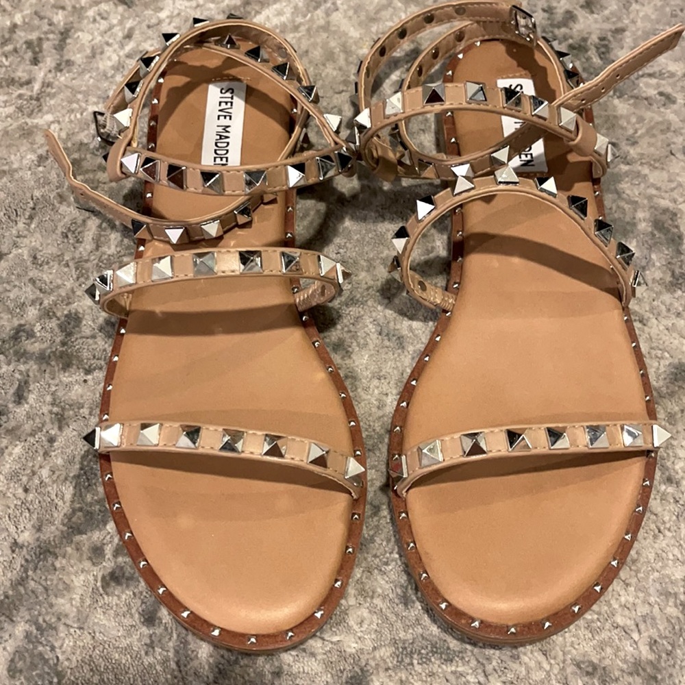 Rockstud sandals - never worn - new in box